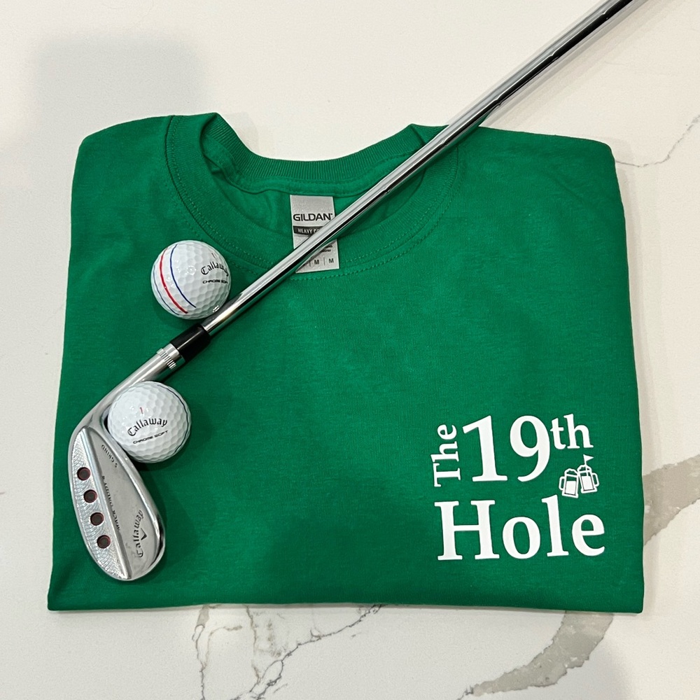 The 19th Hole Golf T-Shirt (Gildan)